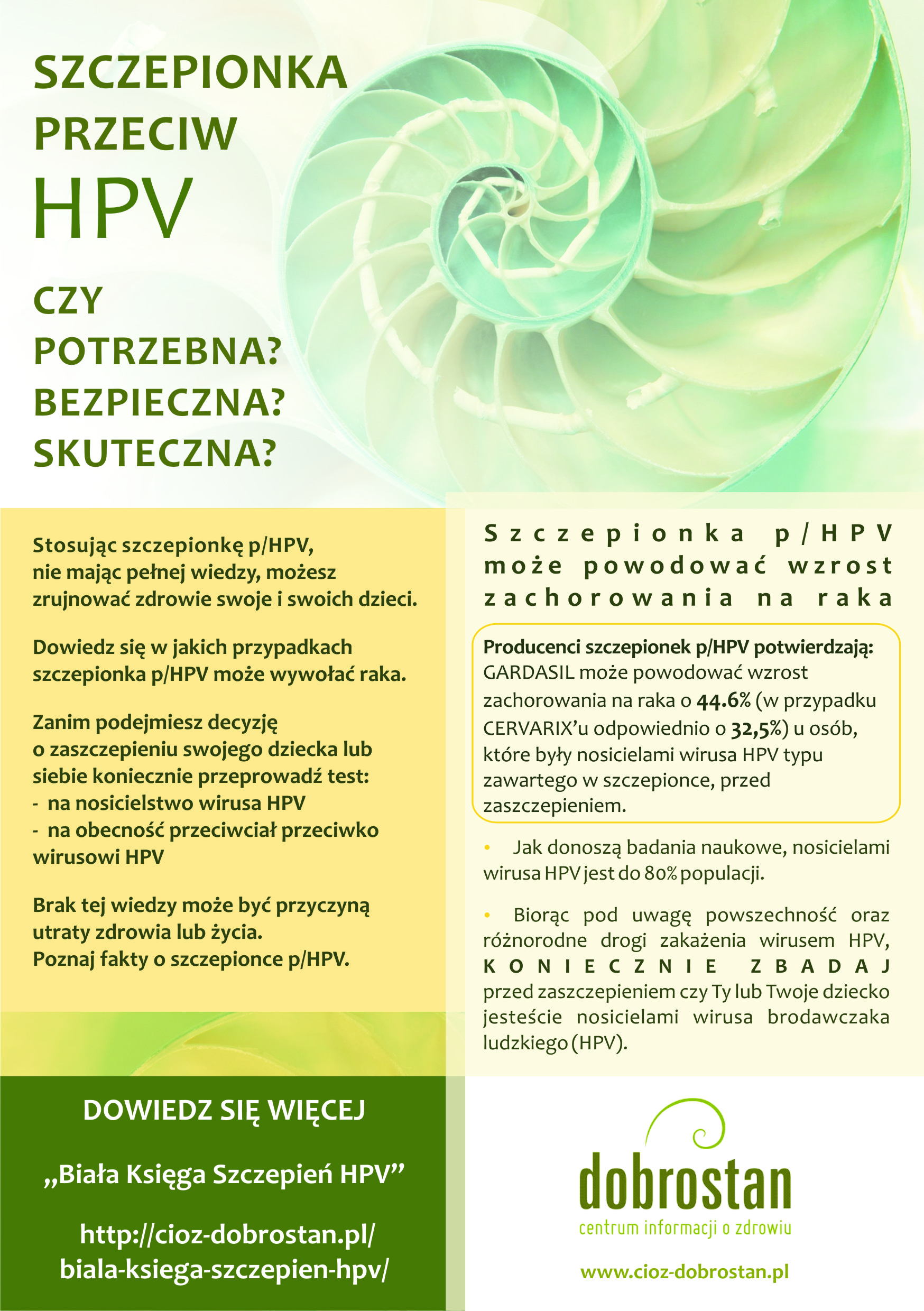 Ulotka HPV