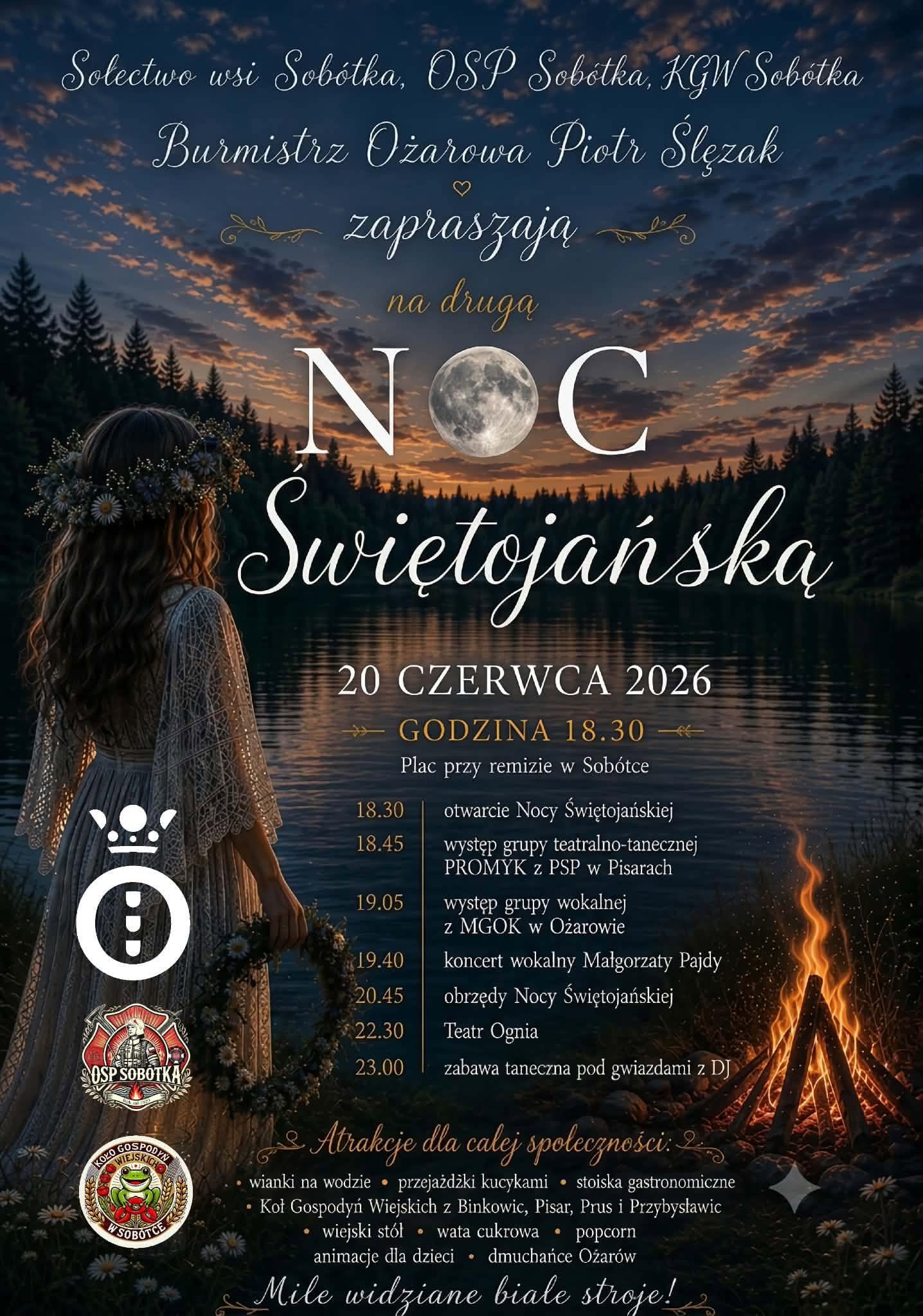 Noc Świętojańska w Sobótce - 20.06.2026 Noc Świętojańska w Sobótce - 20.06.2026